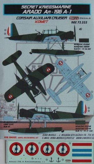 1/72 Arado Ar-196A-1 (KOMET)