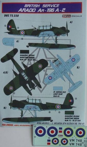 1/72 Arado Ar-196A-2 (British Service)