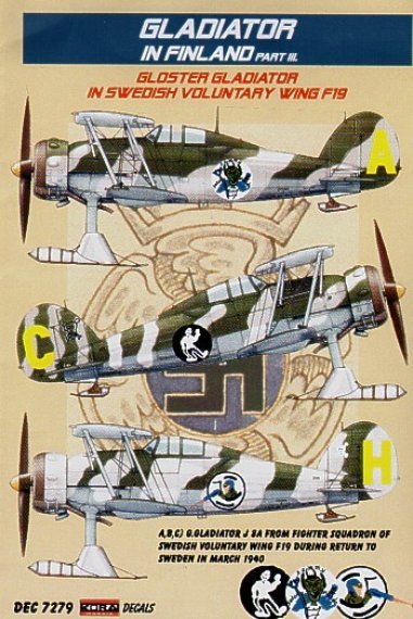 1/72 Decals Gl. Gladiator in Finland (Part III.)