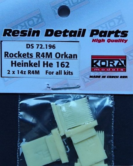 1/72 Rockets R4M Orkan He 162 (For all)