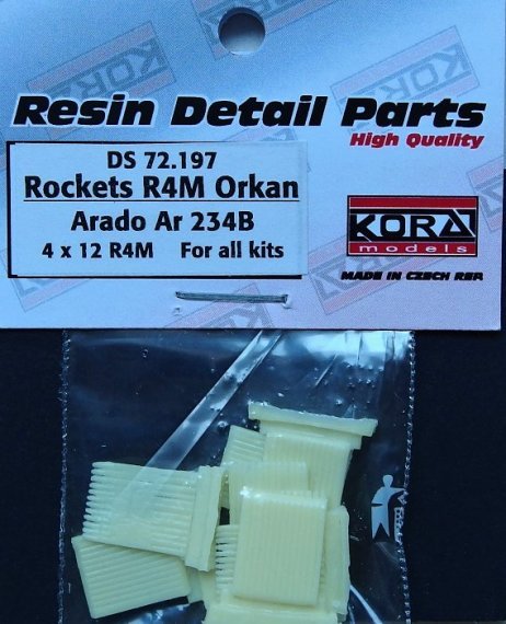 1/72 Rockets R4M Orkan Ar 234B (For all)