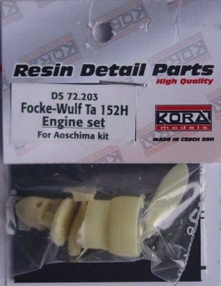 1/72 Focke-Wulf Ta 152H Engine set (for Aoshima)