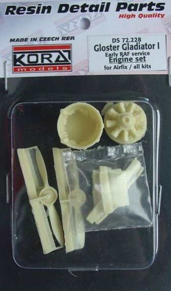 1/72 Gloster Gladiator Mk.I early RAF service Engine set
