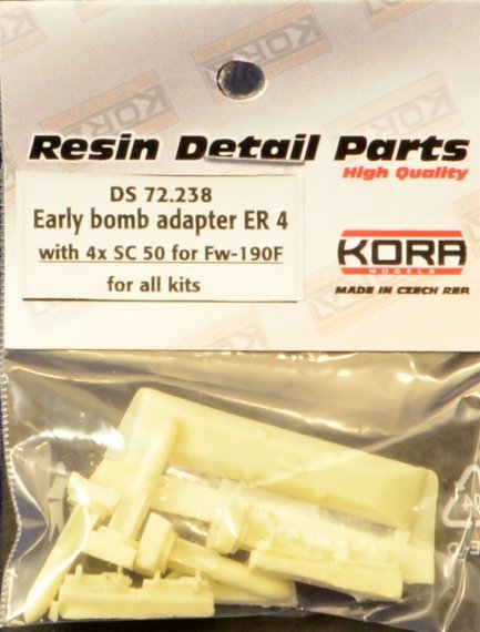 1/72 Early Bomb Adapter ER 4 with 4 x SC 50 for Fw 190F