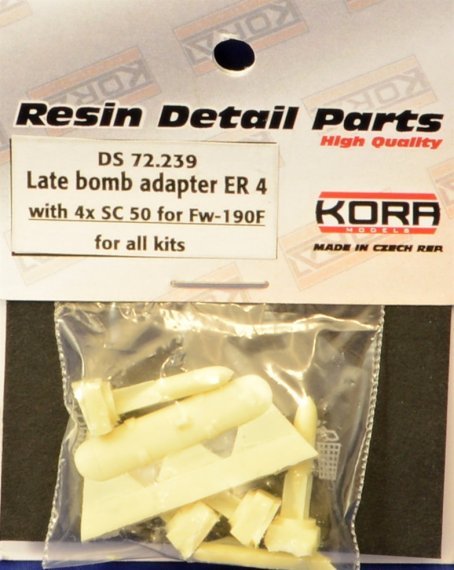 1/72 Late Bomb Adapter ER 4 with 4 x SC 50 for Fw 190F