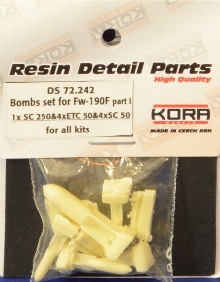 1/72 Bombs set for Focke-Wulf Fw 190F part I