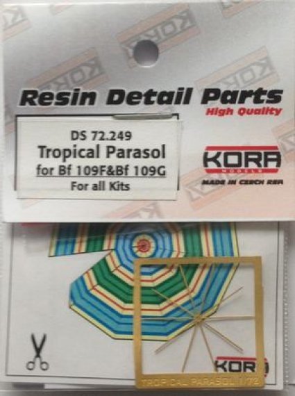 1/72 Tropical Parasol for all Messerschmitt Bf-109F/Bf-109G kits