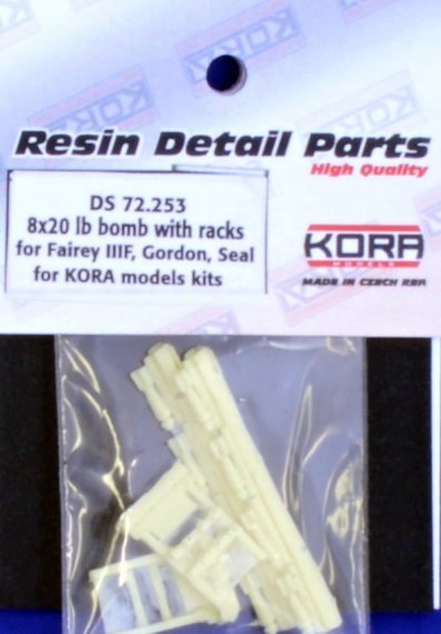 1/72 20 lb bomb with racks for Fairey IIIF