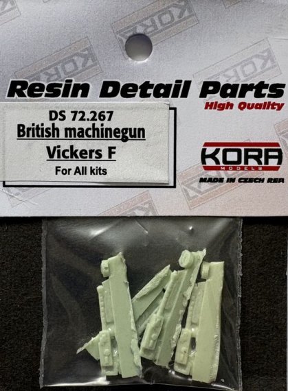 1/72 Vickers F British machinegun all kits