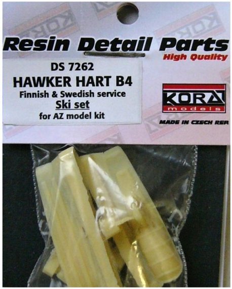 1/72 H.Hart B4 Finnish&Swedish serv. Ski set (AZ)