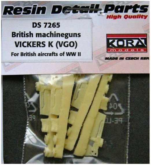 1/72 VICKERS K (VGO) British machineguns (WWII)