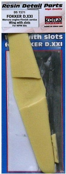 1/72 Fokker D.XXI Mercury eng. Wing w/ slots (MPM)