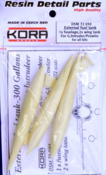 1/72 Fuselage +2x wing fuel tanks Intruder/Prowler