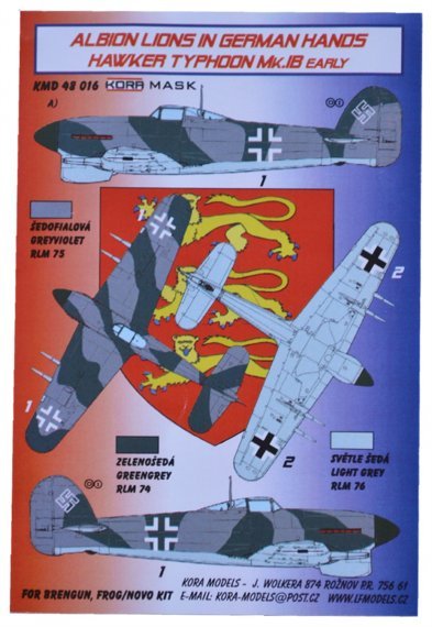 1/48 Mask H.Typhoon Mk.IB Early in German Hands