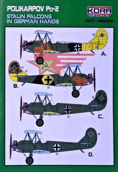 1/48 Polikarpov Po-2 Stalin Falcons in German Hands