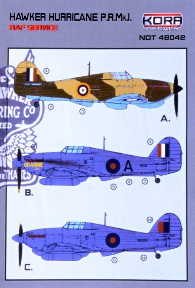 1/48 Decals H.Hurricane PR Mk.I