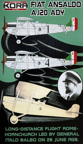 1/72 Fiat Ansaldo A.120 ADY I.Balbo Long Flight