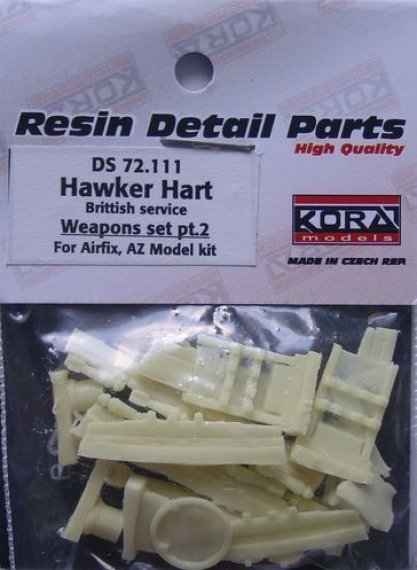 1/72 Hawker Hart British  Weapons set 2 (AIR/AZ)