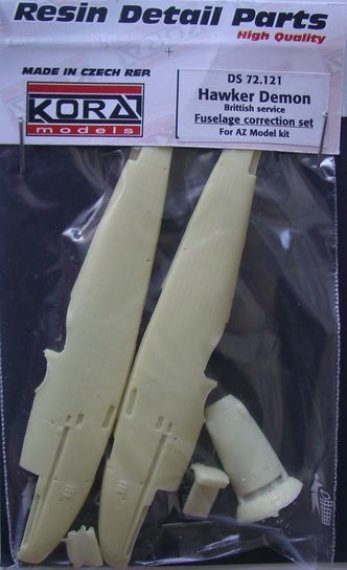 1/72 Hawker Demon British  Correct Fuselage (AZ)