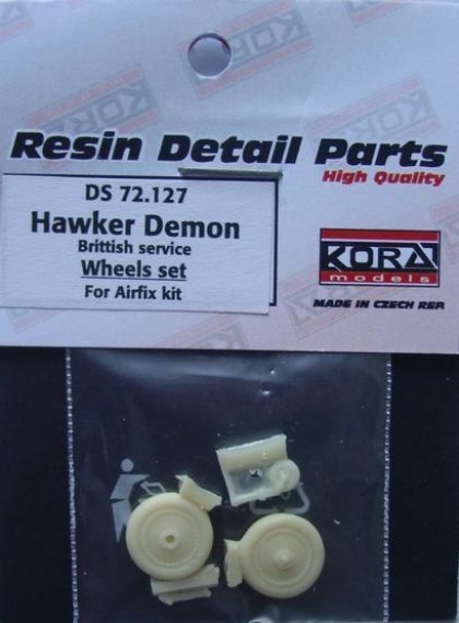 1/72 Hawker Demon British  Wheels set (AIRFIX)
