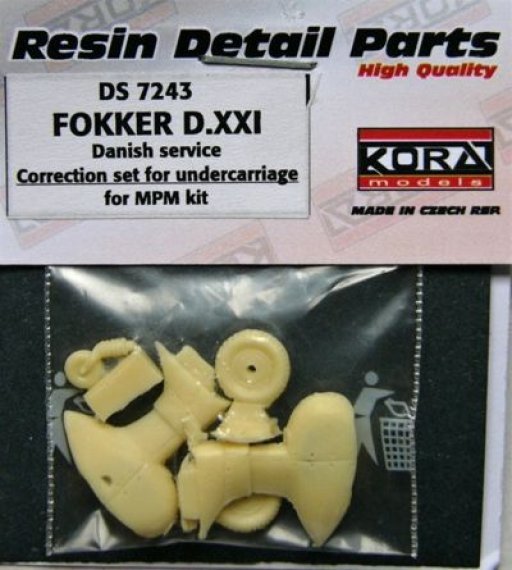 1/72 Fokker D.XXI Undercarriage Set  Danish (MPM)