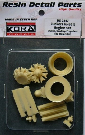 1/72 Junkers Ju-86E  Engine Set (ITAL)