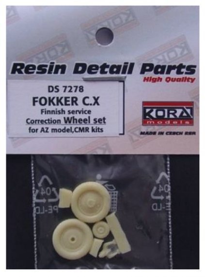 1/72 Fokker C.X Finnish Correct Wheel set (AZ,CMR)