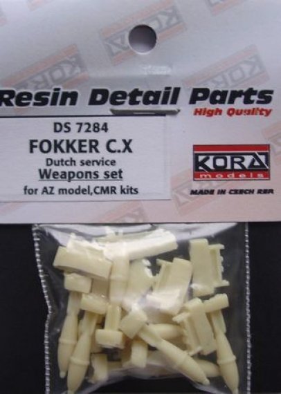 1/72 Fokker C.X Dutch  Weapons set (AZ,CMR)