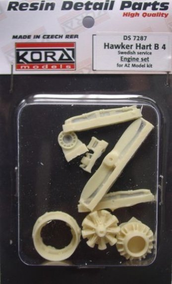 1/72 Hawker Hart B4 Swedish  Engine Set (AZ)