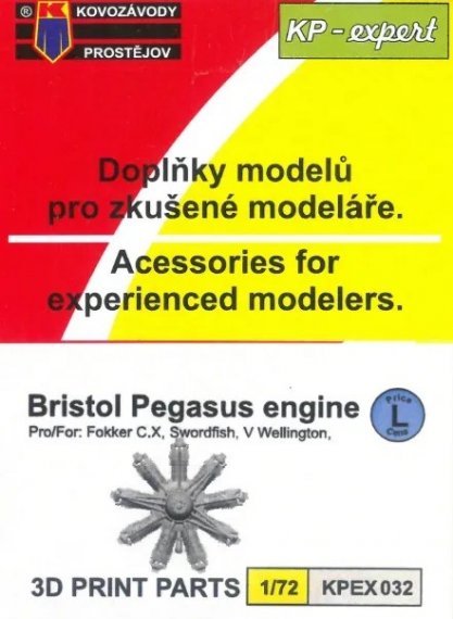 1/72 Bristol Pegasus engine