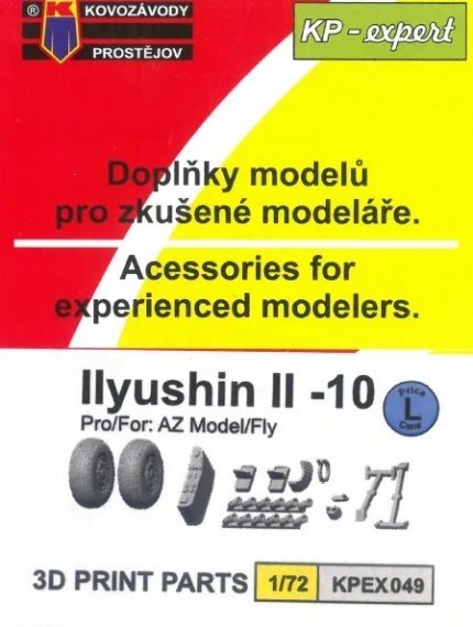 1/72 Ilyushin IL-10 3D parts for FLY/AZ Models