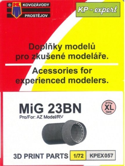 1/72 Mikoyan MiG-23BN 3D exhaust 3D printed parts