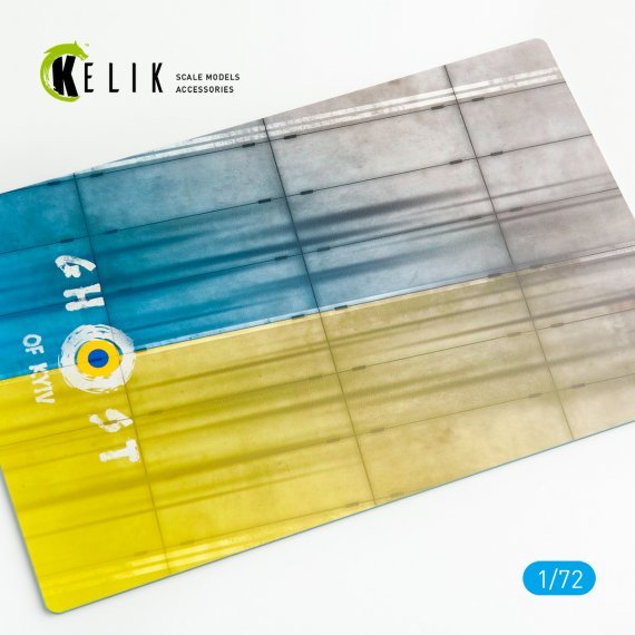 1/72 Concrete plates Ghost of Kyiv Base Acrylic 3 mm