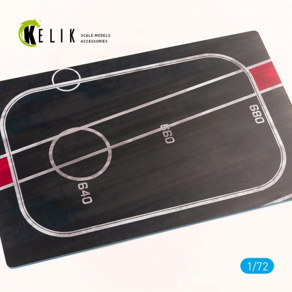 1/72 Hms Victorious rear Lift 1964 Base Acrylic 3 mm 280 x 180 m