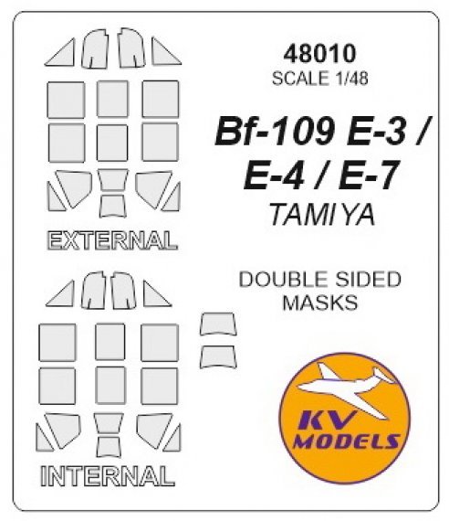1/48 Messerschmitt Bf-109E Double-sided masks