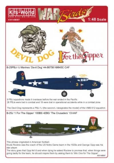 1/48 Scale North-American B-25J Mitchell