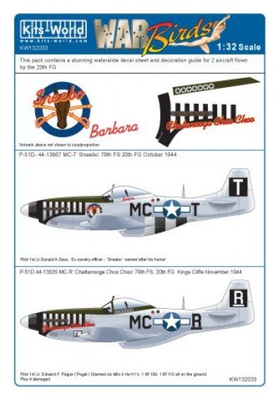 1/32 North-American P-51D 44-13535 MC-R 'Chattanooga Choo Choo