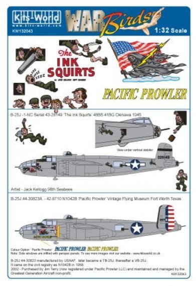 1/32 B-25J 43-28149 The Ink Squirts 98 Seabees