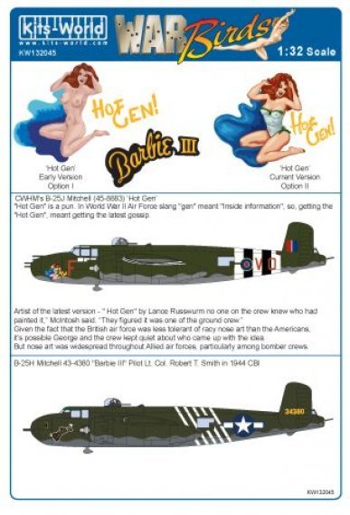1/32 CWHM's B25J Mitchell 'Hot Gen'