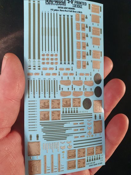 1/35 British Army Webbing-P37 Pattern Blanco No.61 Buff