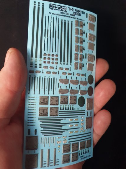 1/35 1-35th scale British Army Webbing-P37 Pattern Blanco