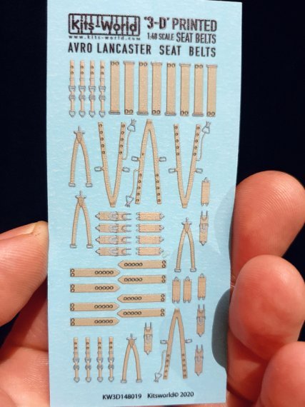1/48 Avro Lancaster 3D Full colour seatbelts