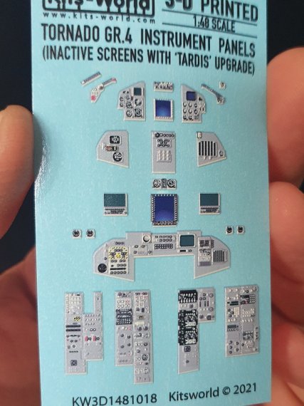 1/48 Panavia Tornado GR.4 3D Full colour Instrument Panels