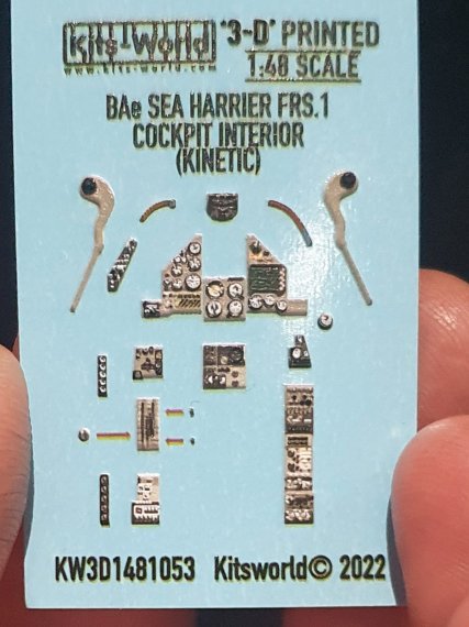 1/48 BAe Sea Harrier FRS.1 screens Off colour Instrument