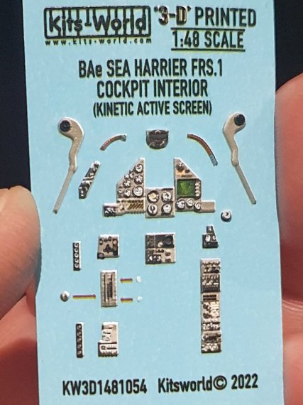 1/48 BAe Sea Harrier FRS.1 screens Active colour Instrument
