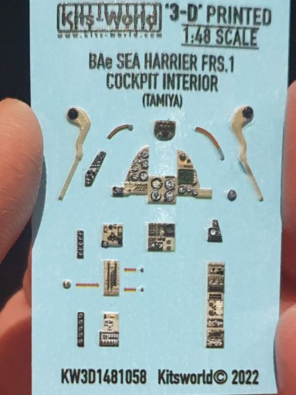 1/48 BAe Sea Harrier FRS. screens Off colour Instrument