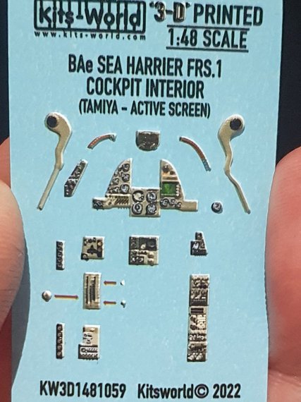 1/48 BAe Sea Harrier FRS. screens Active colour Instrument