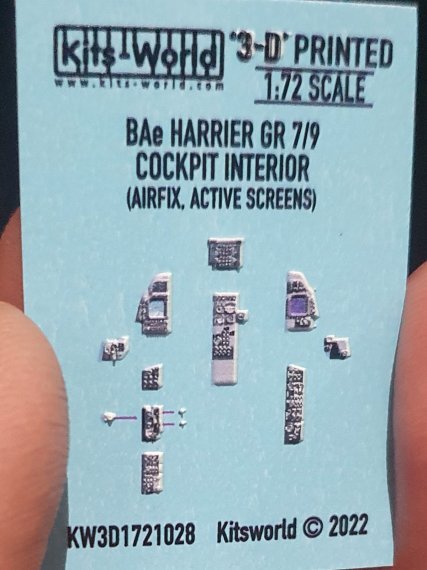 1/72 BAe Harrier GR.7/GR.9 Screens Active colour Instrument