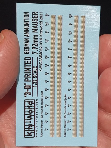 1/32 German Ammunition belts Mauser 7.92mm 600 rounds