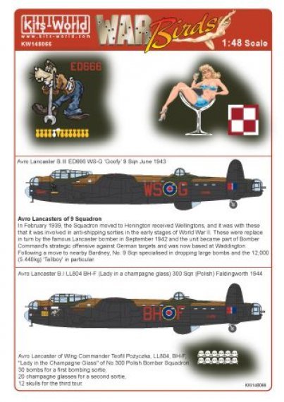 1/48 Avro Lancaster MK B.III ED666 WS-G 'Goofy'